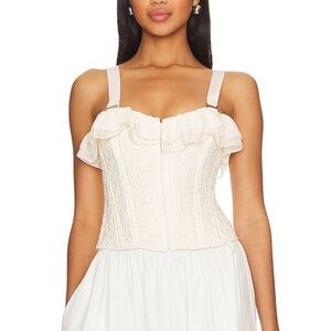 HAH Seams Like A Princess Corset in La Creme